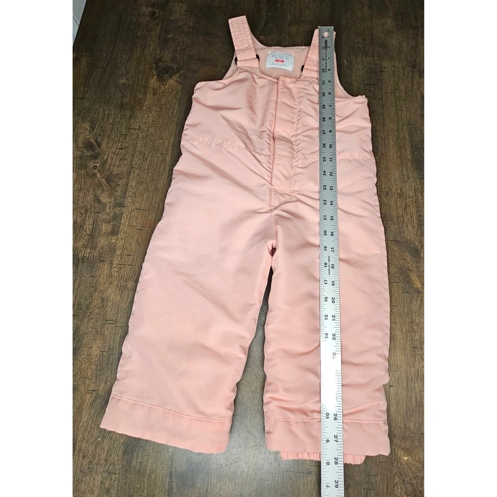Girl's Pink 2T Snow Bibs Pants Children's Place Toddler - Picture 4 of 5